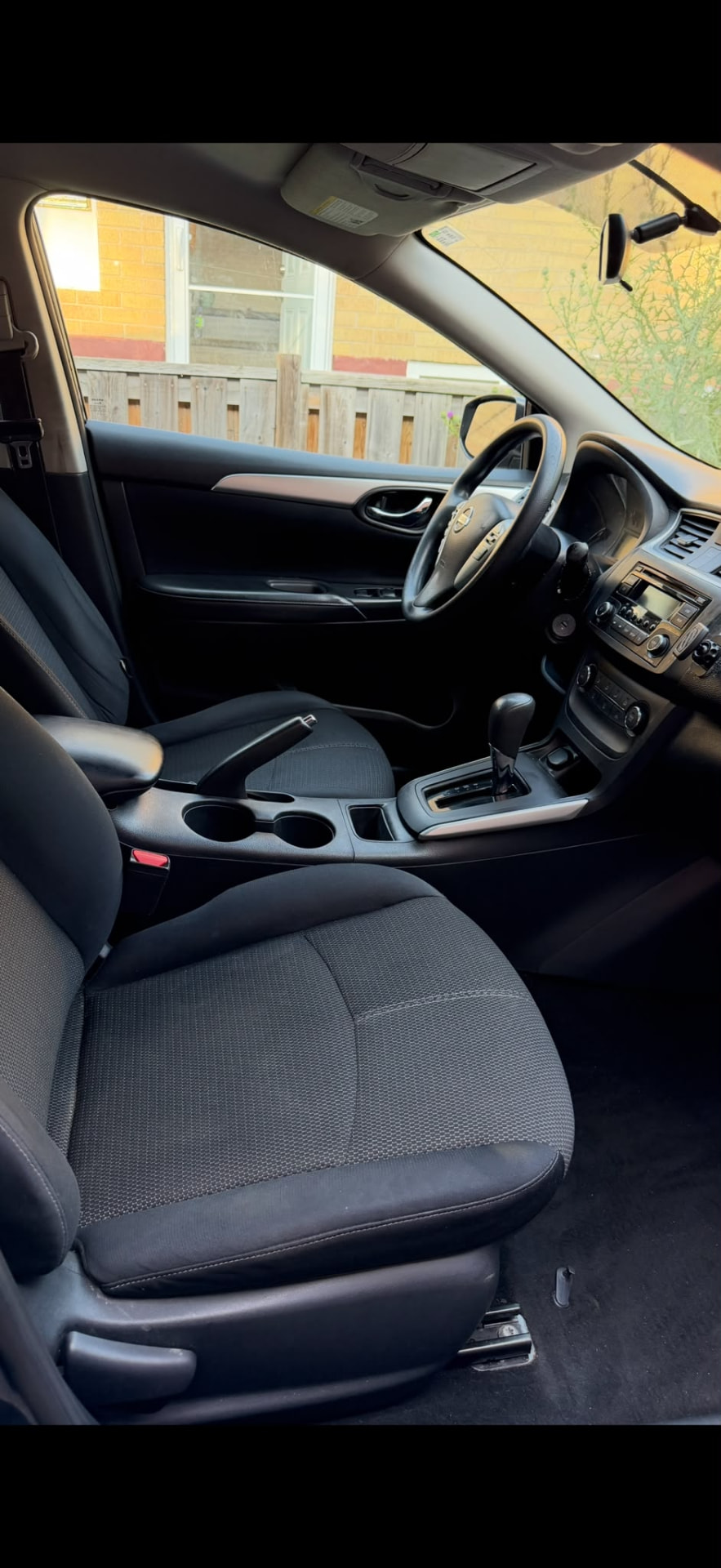 Nissan Sentra interior deep clean — after