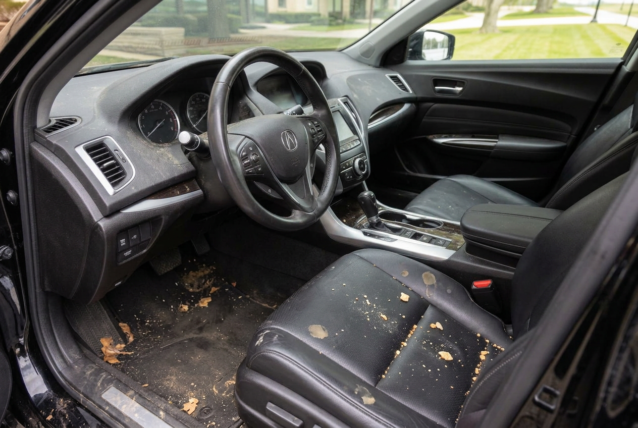 Interior detail — before